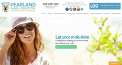 Desktop Screenshot of familypearlanddentist.com